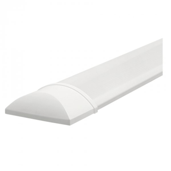 LUMINÁRIA SOBREPOR FLAT RETANGULAR 3000K 18W BIV 60X7,45X2,3CM POLI BR ...