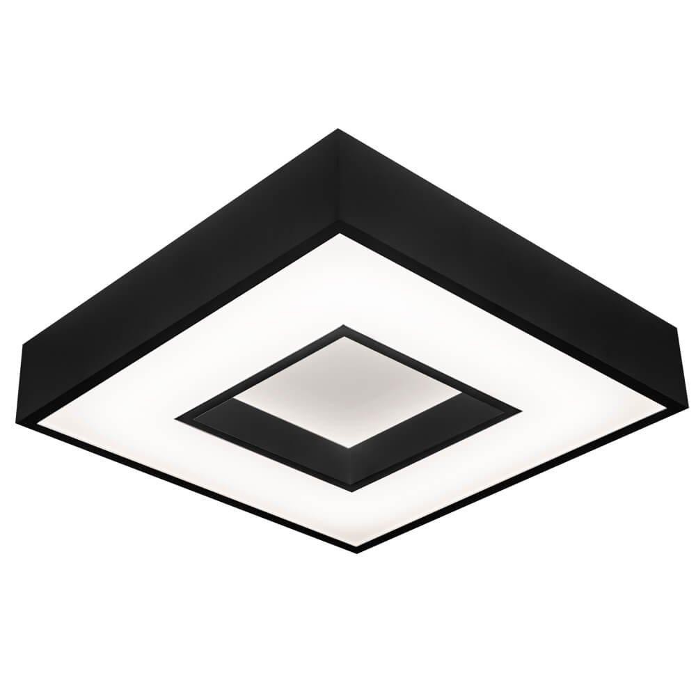 PLAFON DE SOBREPOR LED NEW CHESS QUADRADO 3000K 33,6W BIVOLT